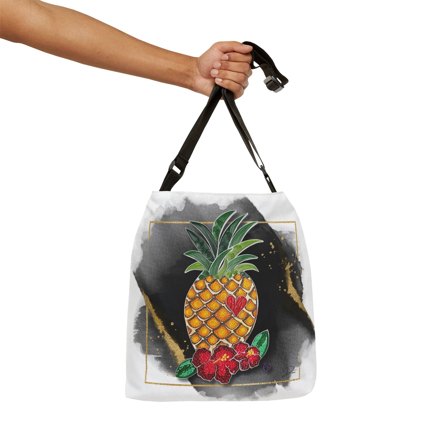 La Piña Adjustable Tote Bag (AOP)