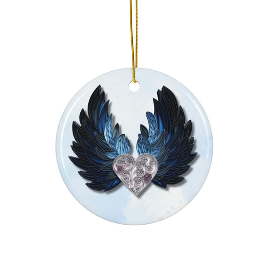 Alas De Dulce Ceramic Ornament