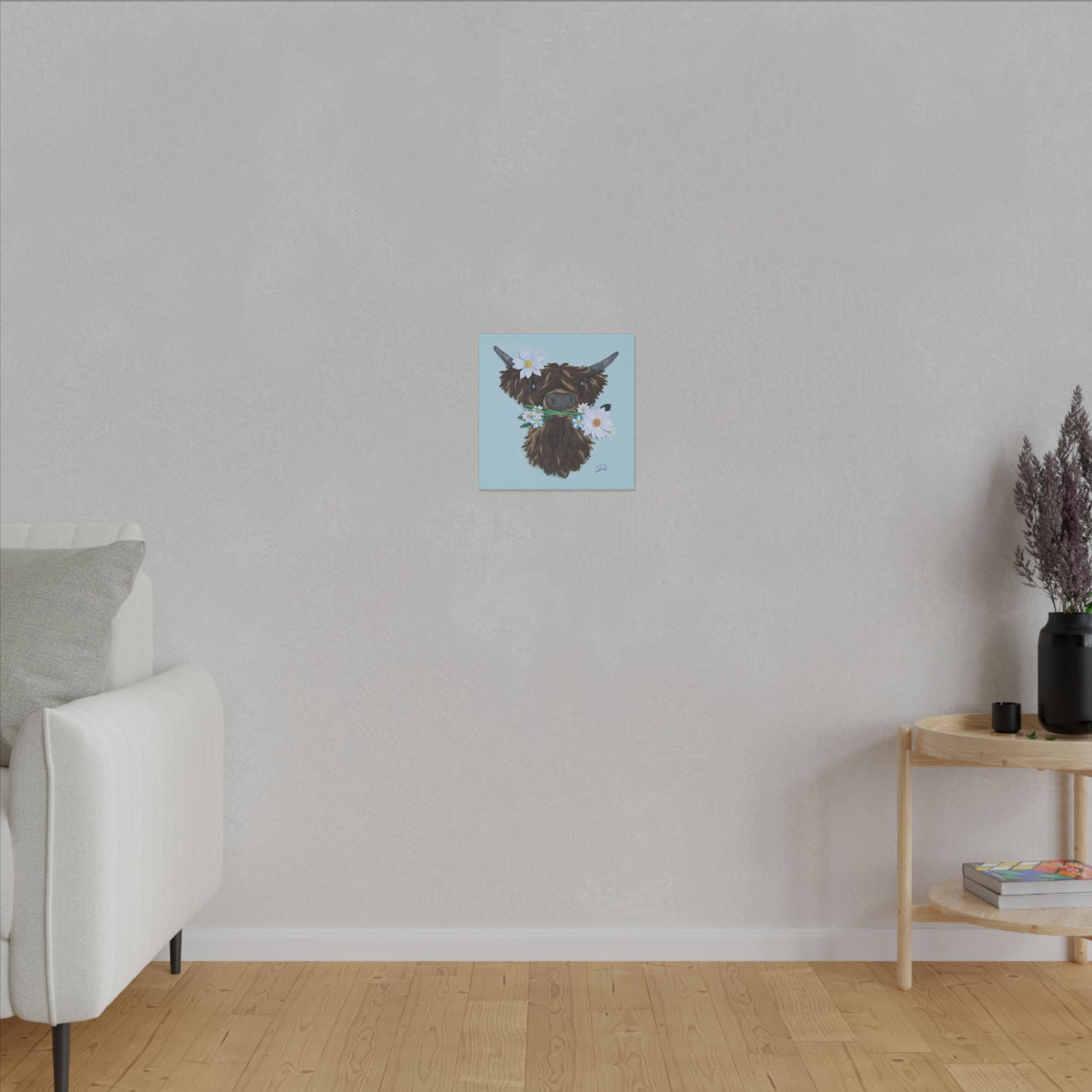 Daisy Mae Print Matte Canvas, Stretched, 14 x 14, 0.75"