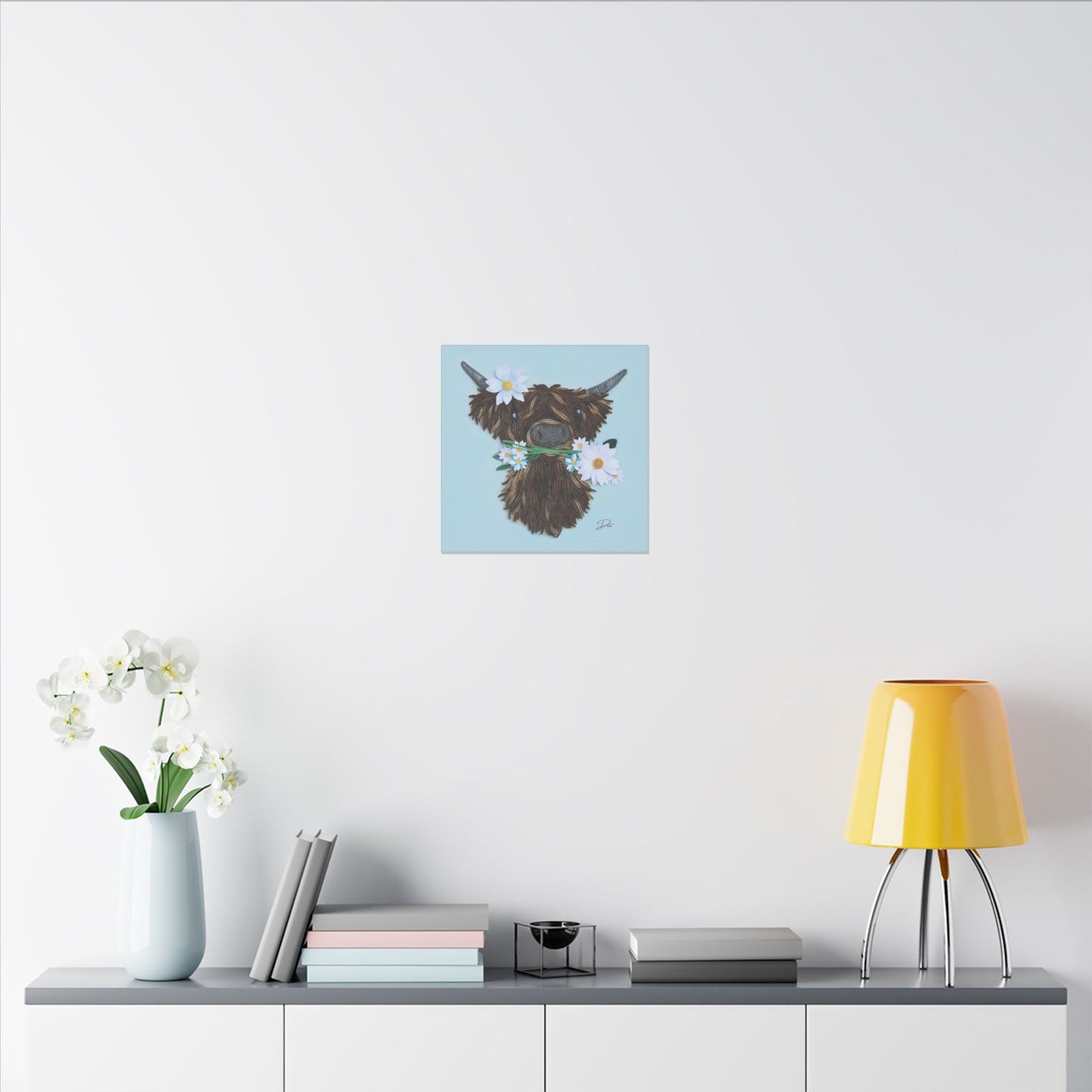 Daisy Mae Print Matte Canvas, Stretched, 14 x 14, 0.75"