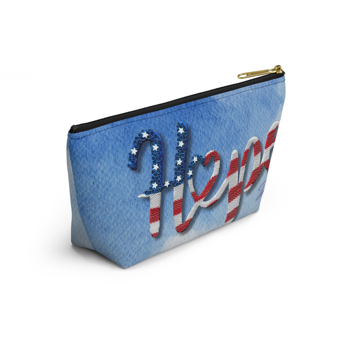 Hope in US Accessory Pouch w T-bottom