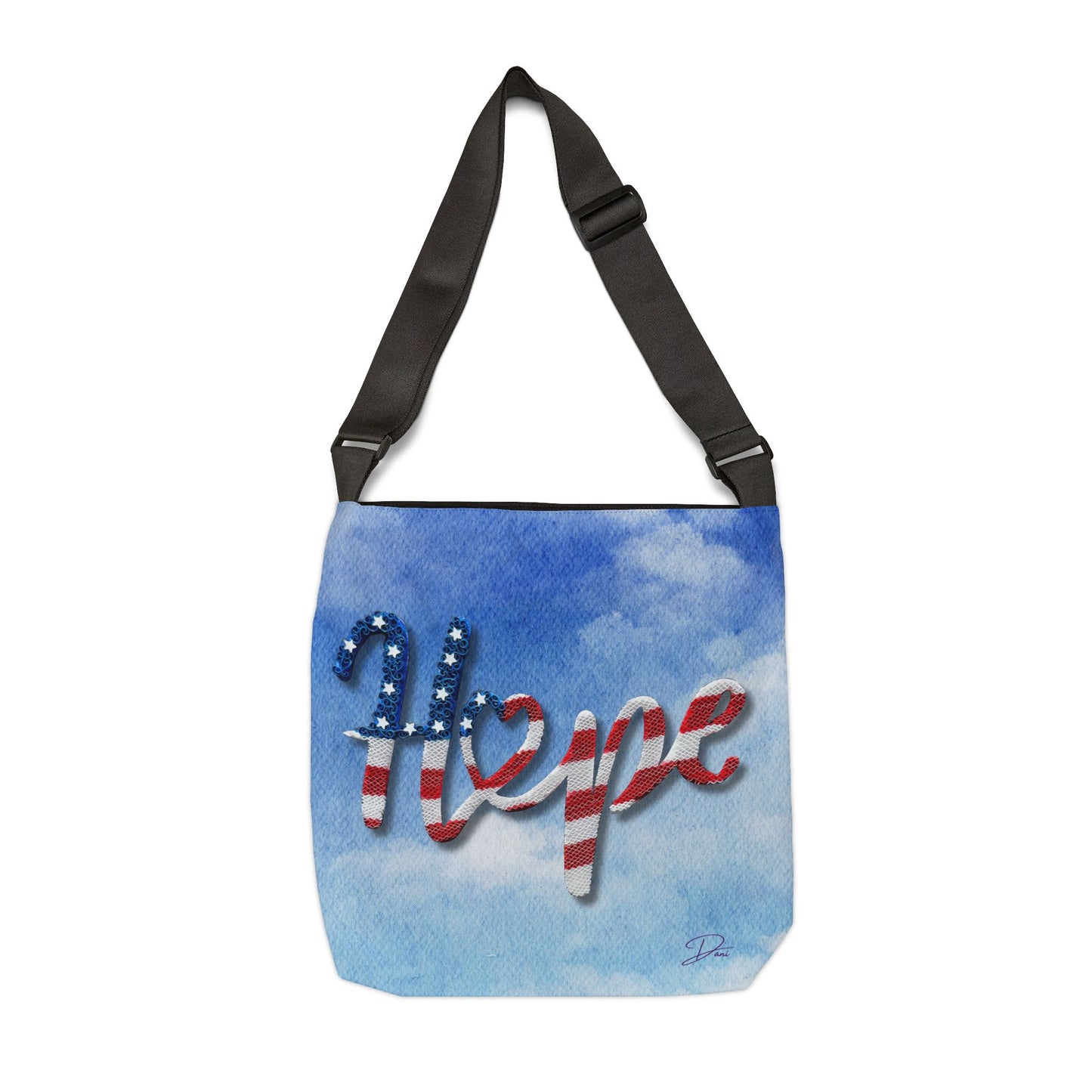 Hope in US Adjustable Tote Bag