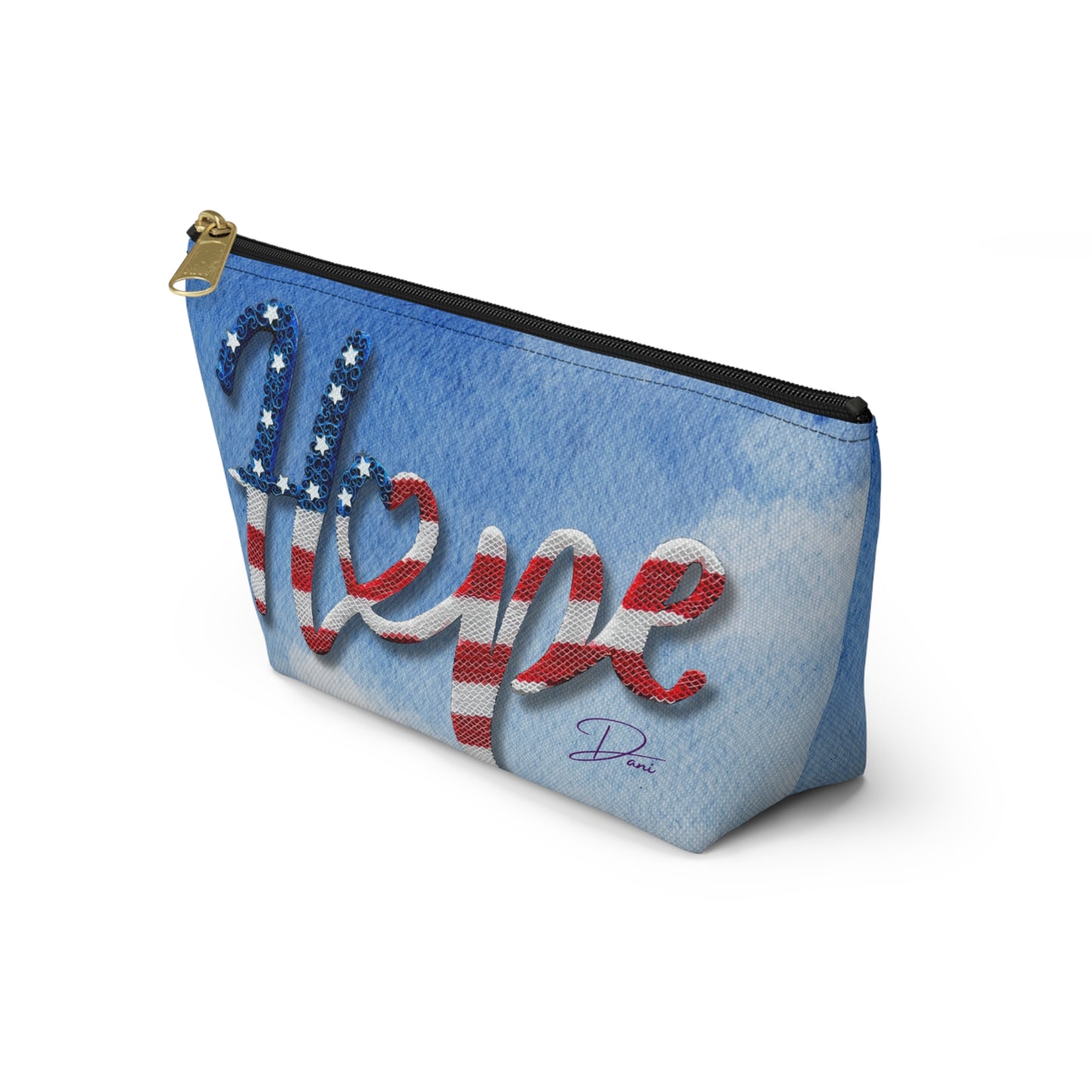 Hope in US Accessory Pouch w T-bottom