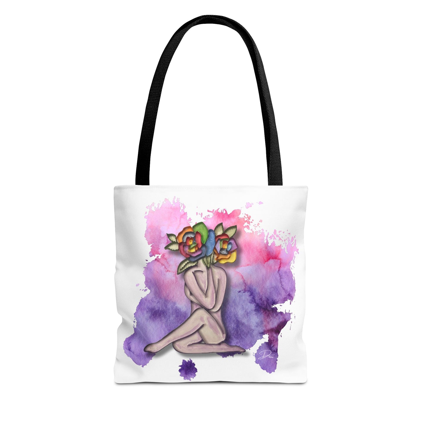 Splatter of Indigo Bloom Tote Bag