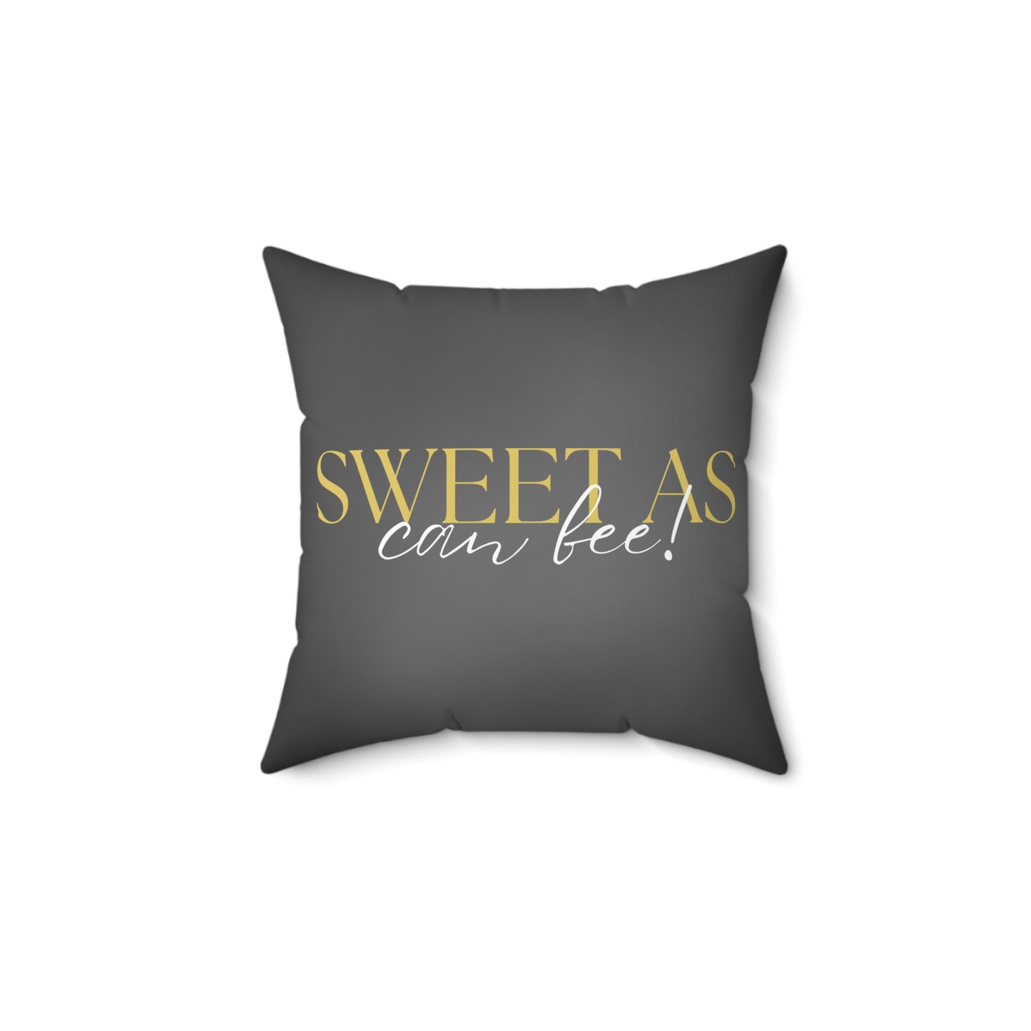 Sweet As Can Bee Square Pillow