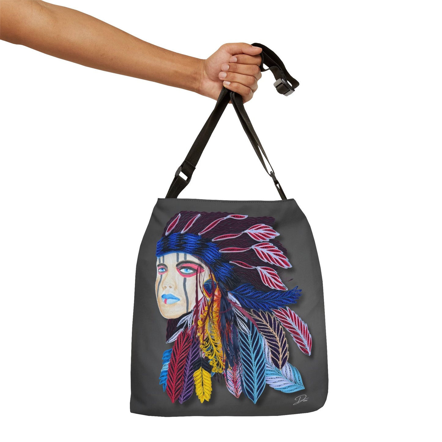 Warrior Survivor Adjustable Tote Bag