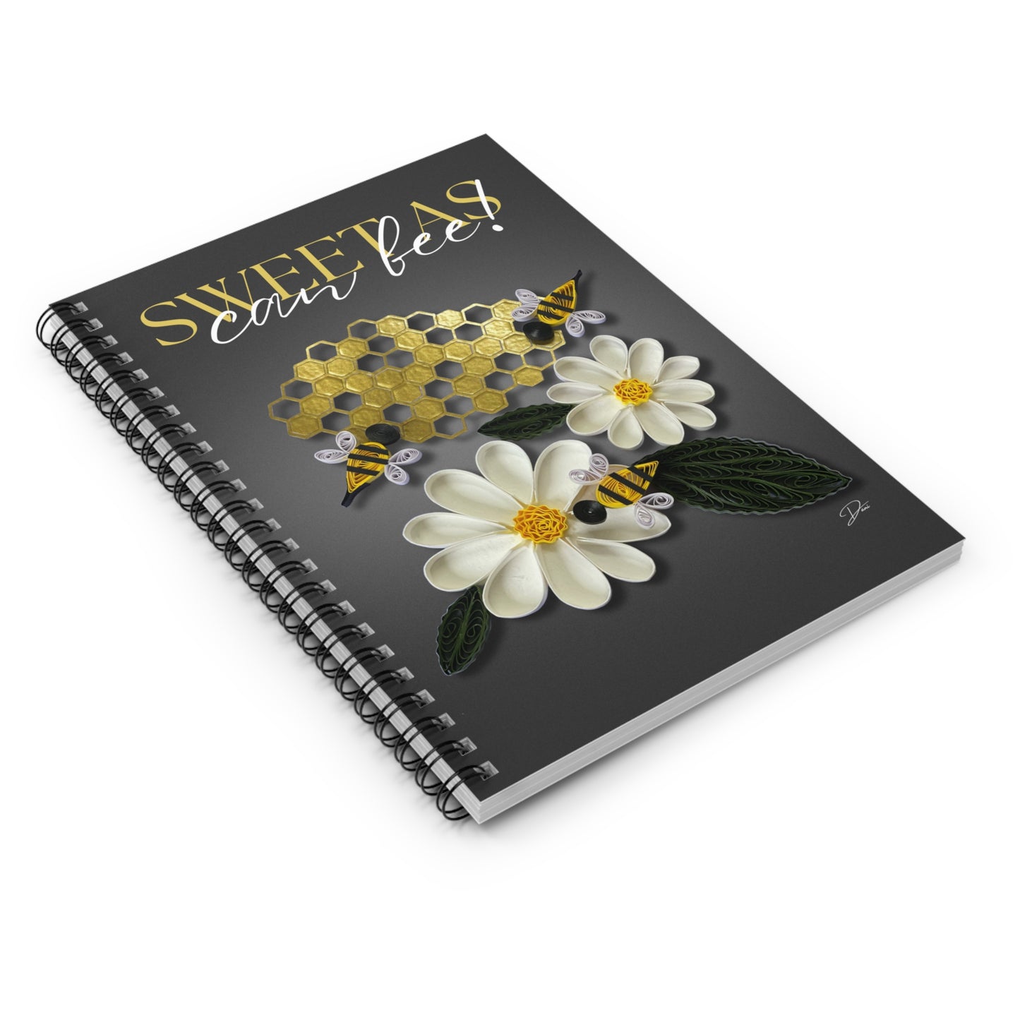 Sweet As Can Bee Spiral Notebook - Ruled Line