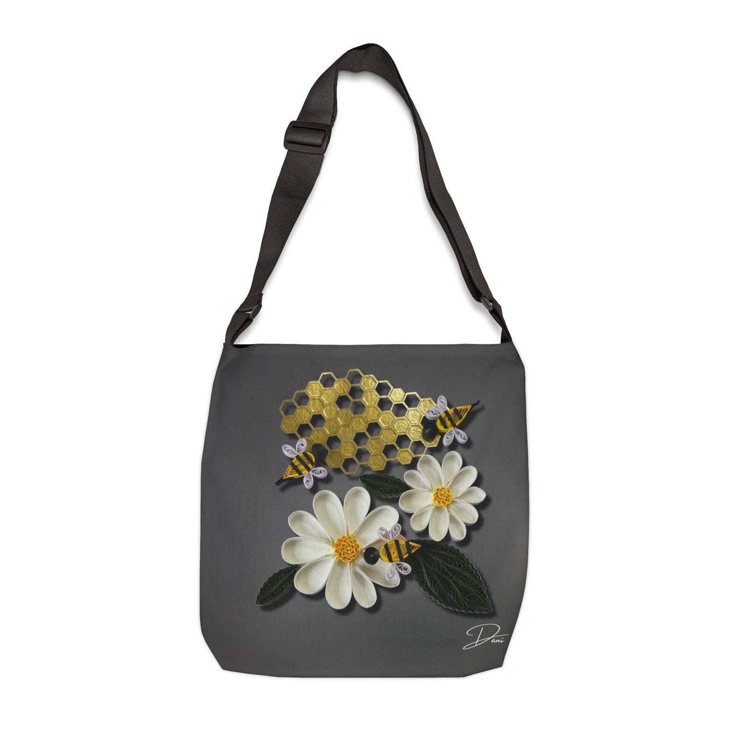 Sweet As Can Bee Adjustable Tote Bag