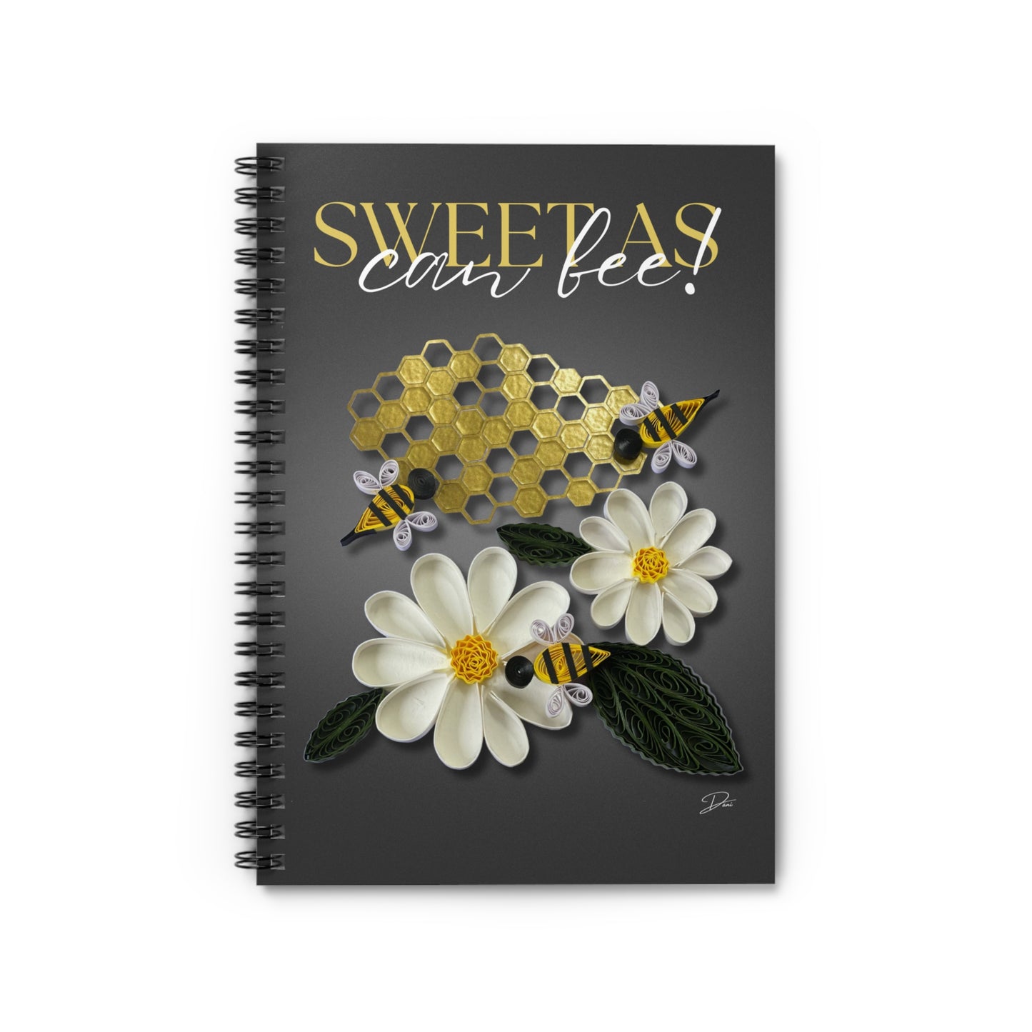 Sweet As Can Bee Spiral Notebook - Ruled Line