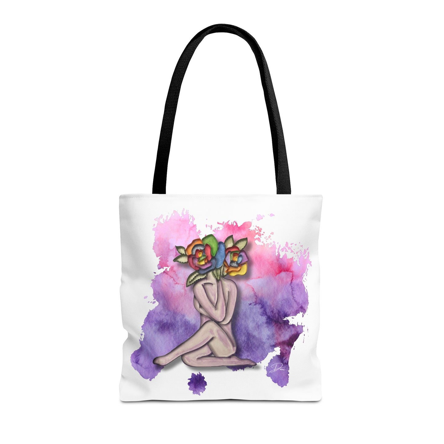 Splatter of Indigo Bloom Tote Bag