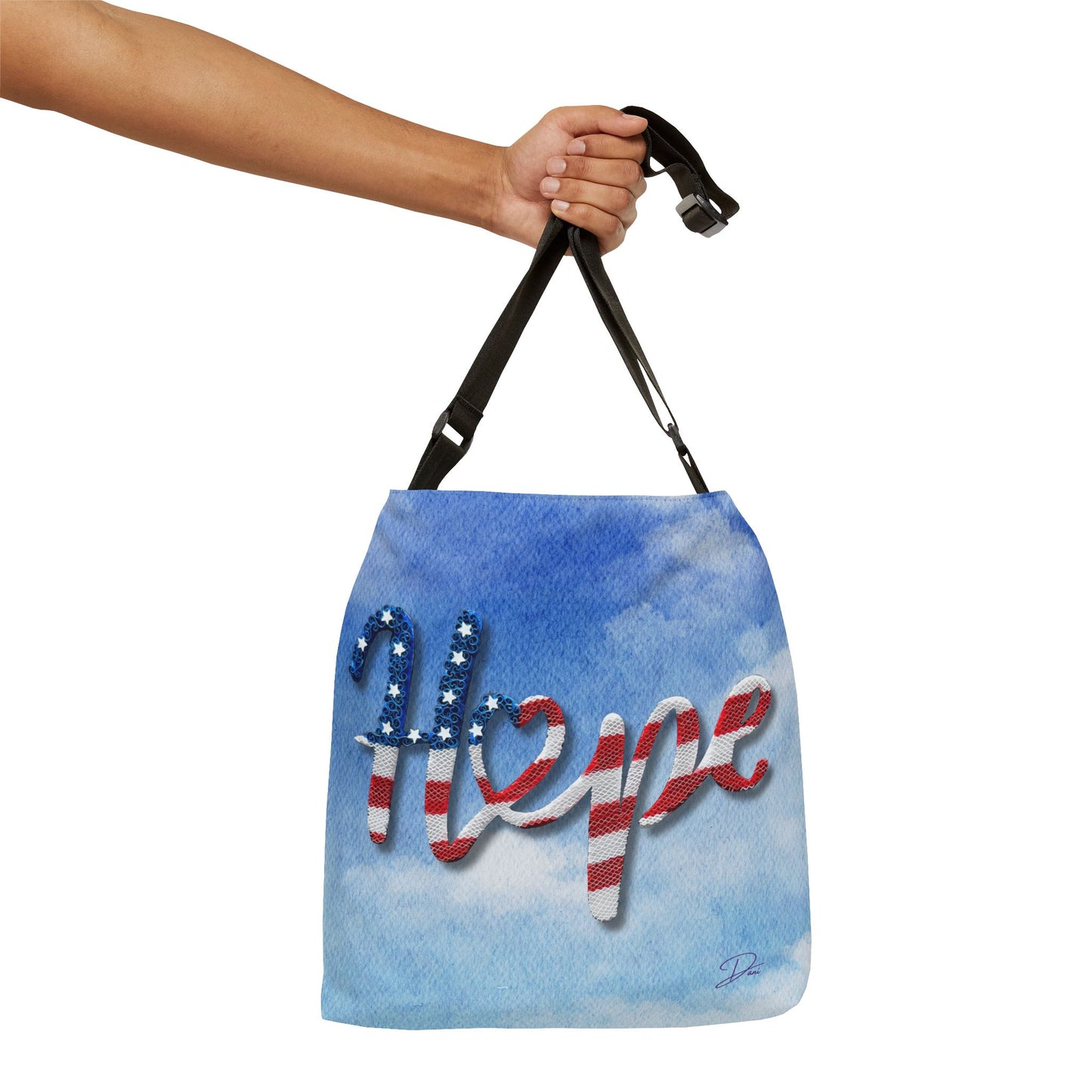 Hope in US Adjustable Tote Bag