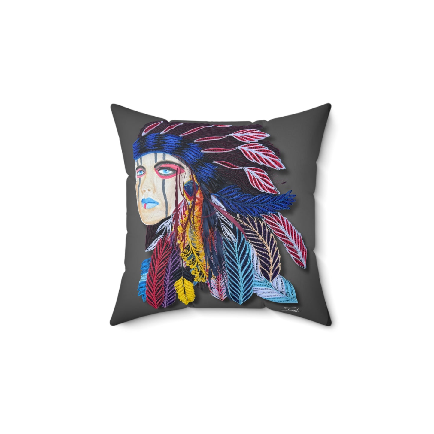 Warrior Survivor Square Pillow