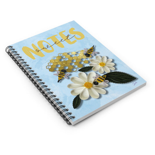 Sweet Notes Spiral Notebook - Ruled Line