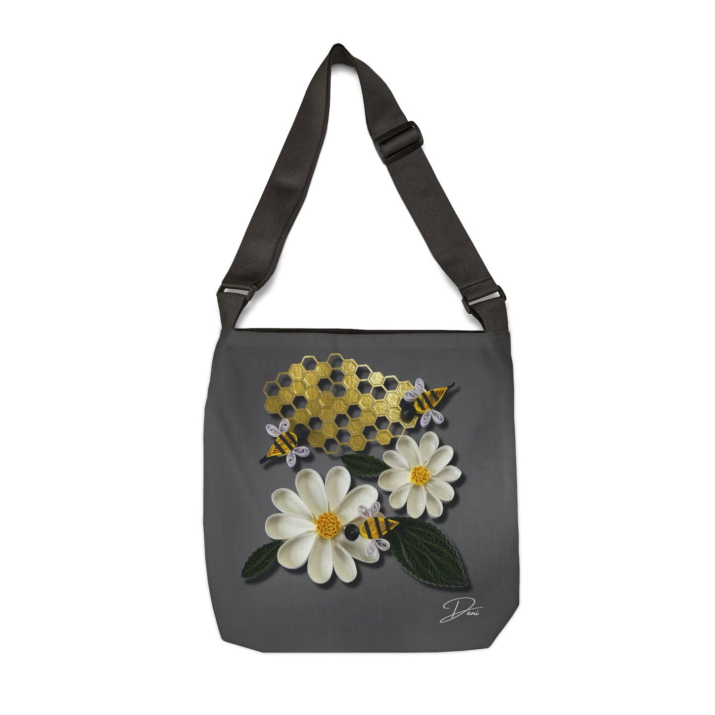 Sweet As Can Bee Adjustable Tote Bag