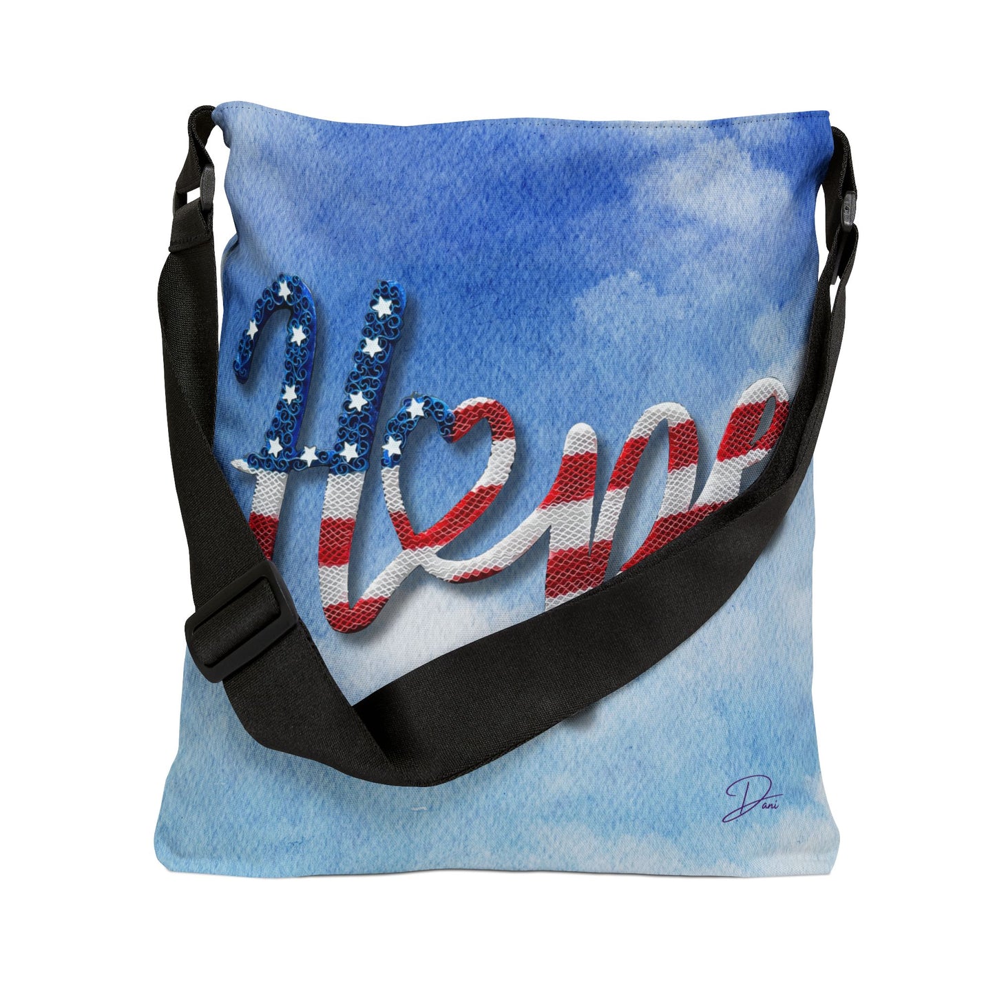 Hope in US Adjustable Tote Bag