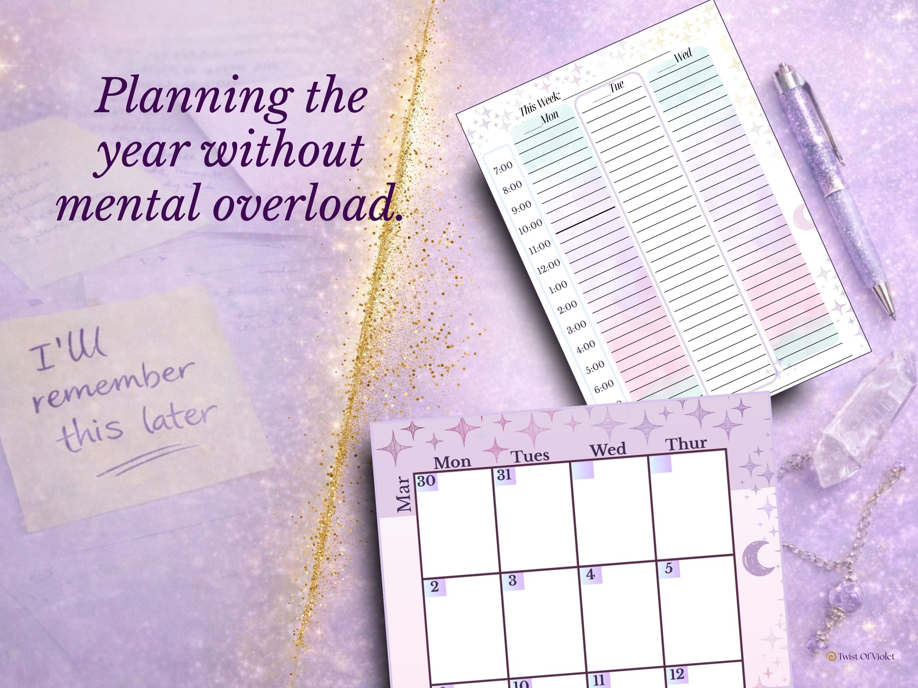 2026 Printable Planner - Magic Within Daily Rhythms & Home Flow