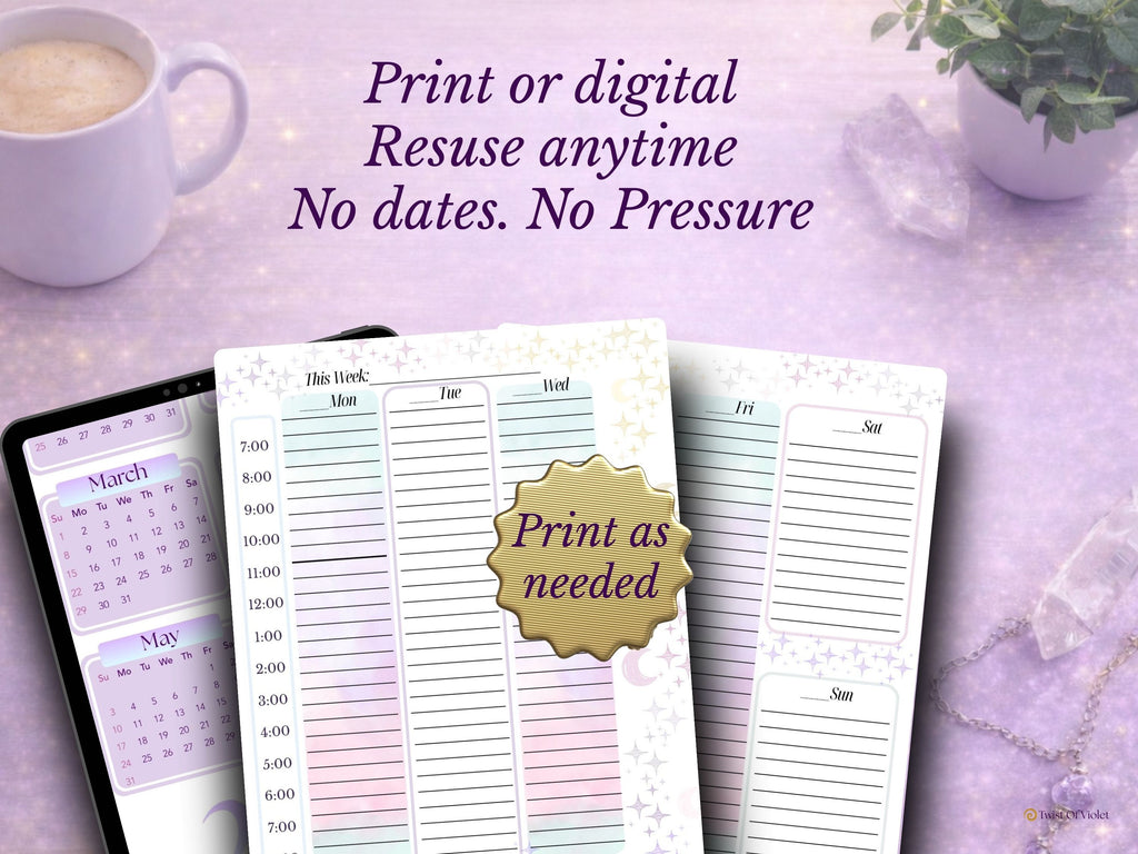 2026 Printable Planner - Magic Within Daily Rhythms & Home Flow
